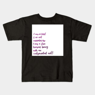 I am no bird Kids T-Shirt